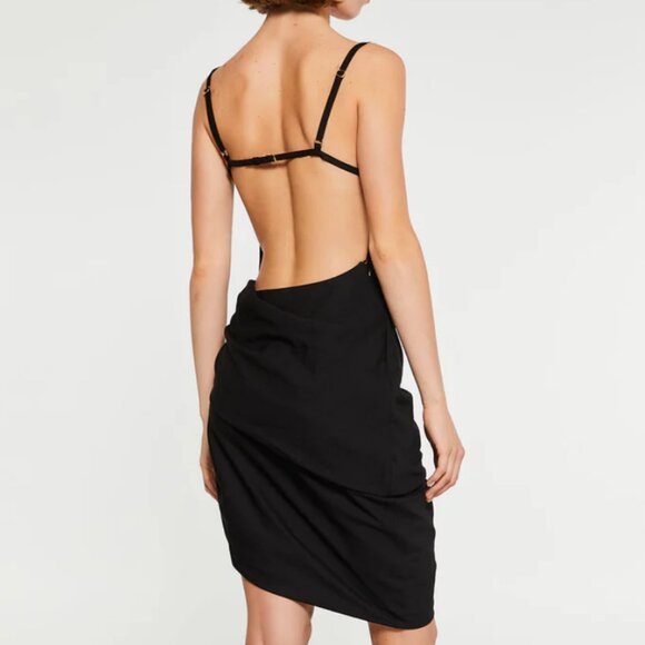 La Robe Saudade Dress in Black - Size 6 - Picture 3 of 4